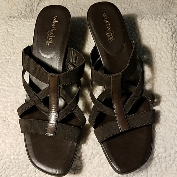 Aerosoles Shoes Brown Leather Sandal - Picture 2 of 6